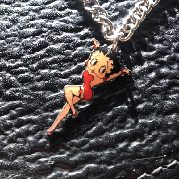 Betty Boop Charm Bracelet Silvertone Fun - Picture 5 of 6